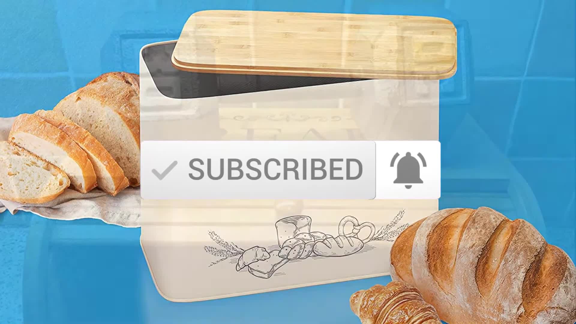 Cookbook People Classic Filigree Wood Bread Bin