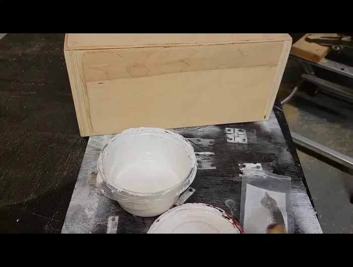 Paint the box white.