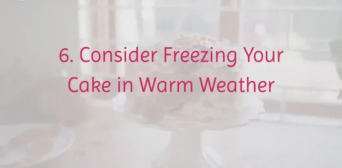 Consider assembling your cake at your destination.