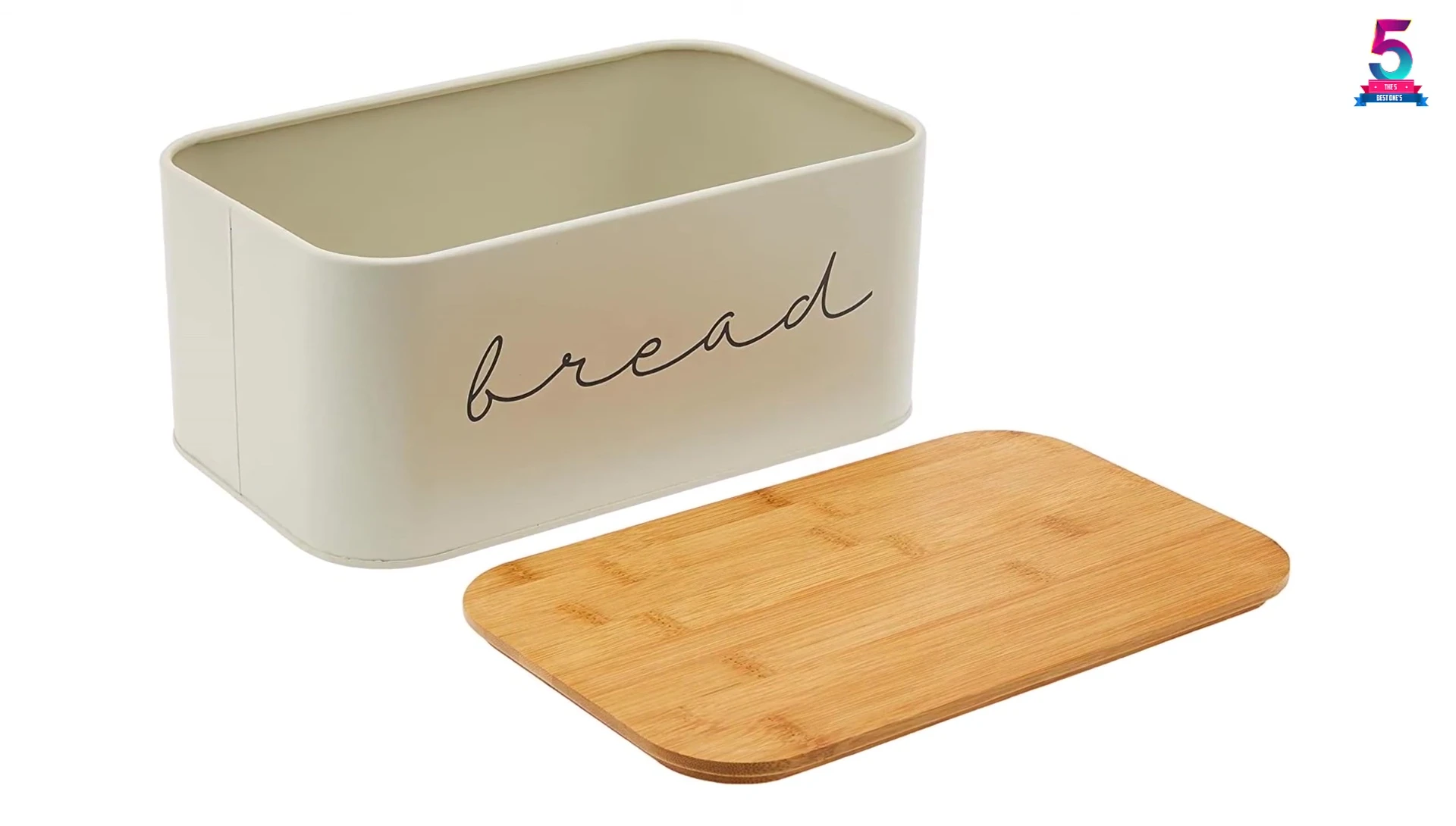 The bread box shown in a kitchen setting