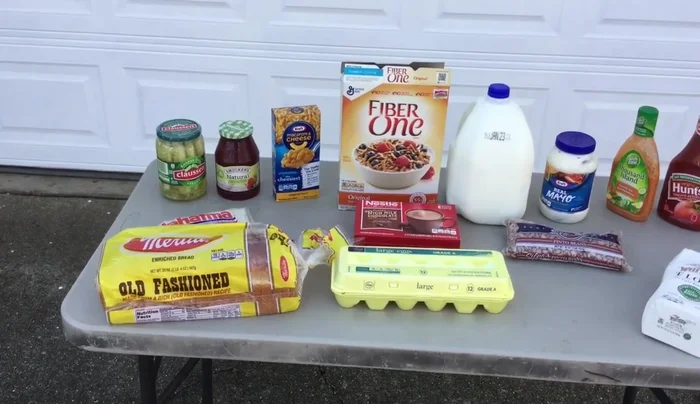 Repackage items from cardboard boxes into waterproof containers to prevent them from falling apart when damp.