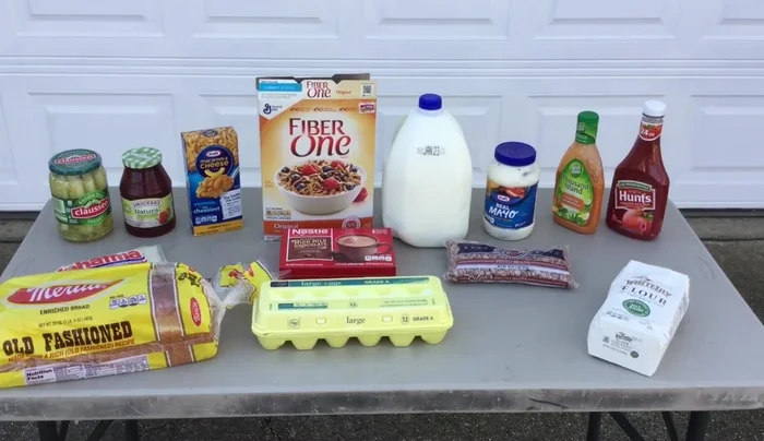 Repackage flour and sugar into airtight containers to prevent tearing and moisture damage.