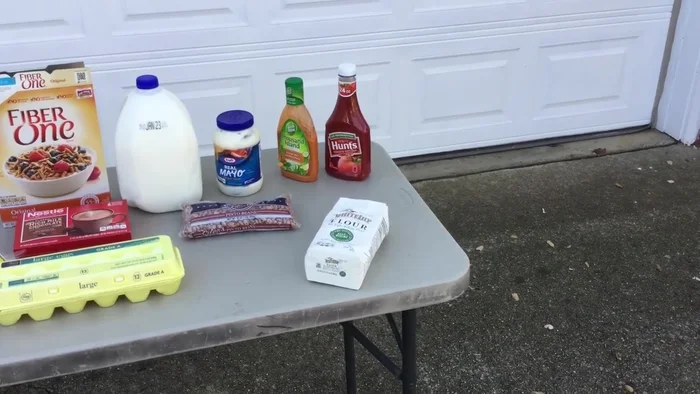 Repackage flour and sugar into airtight containers to prevent tearing and moisture damage.