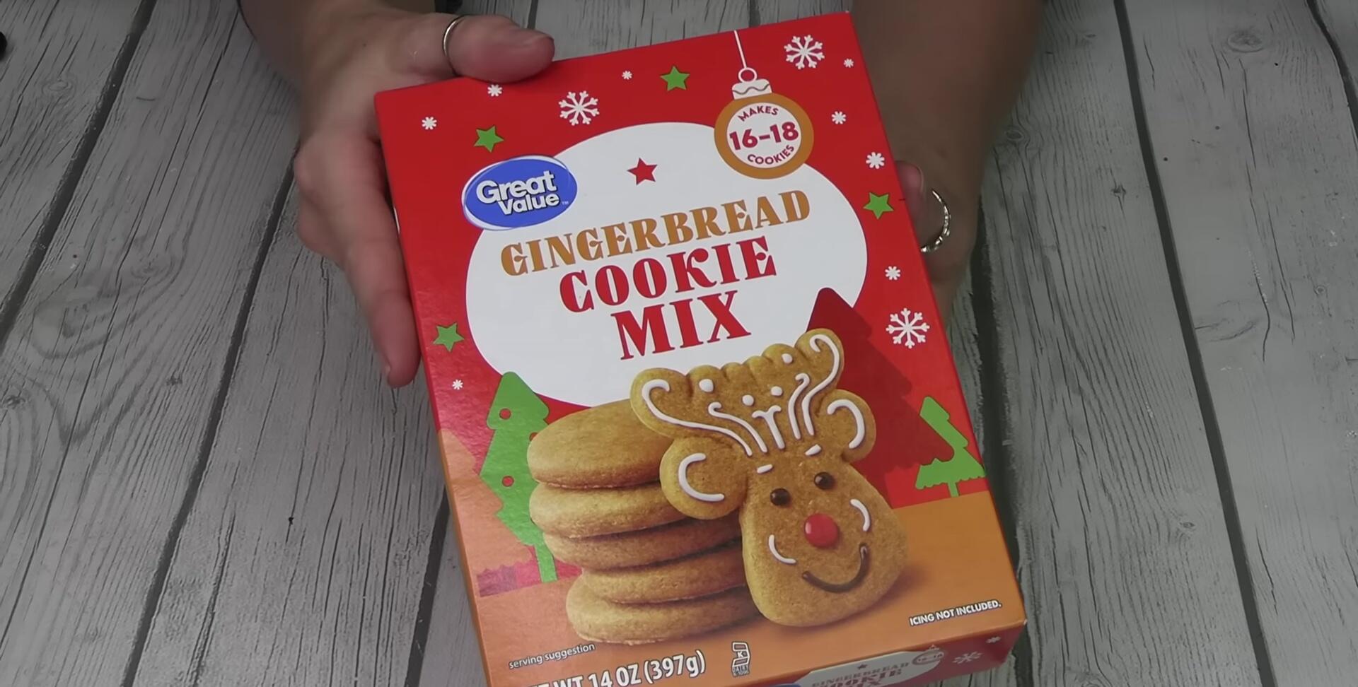 Great Value gingerbread cookie mix pouch