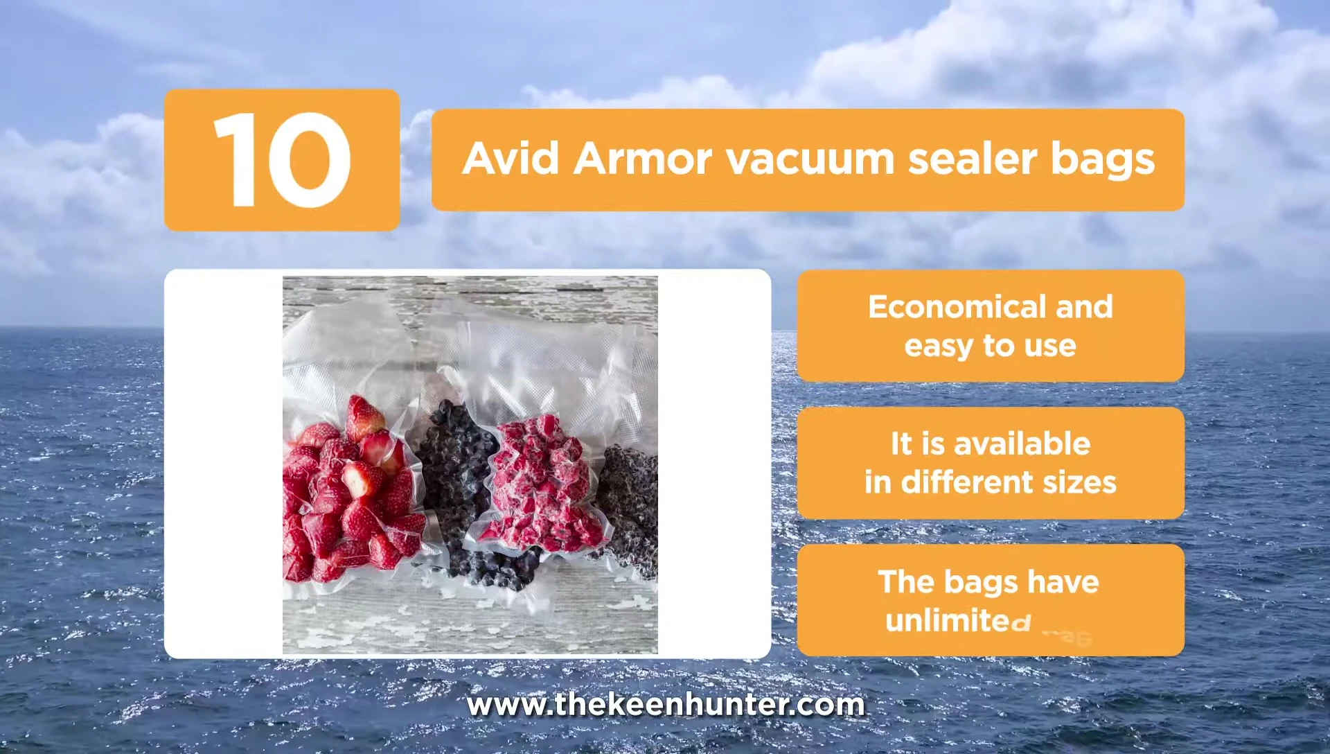 Image highlighting the thickness of the bag's top panel