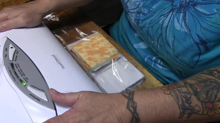 Vacuum seal the bag.