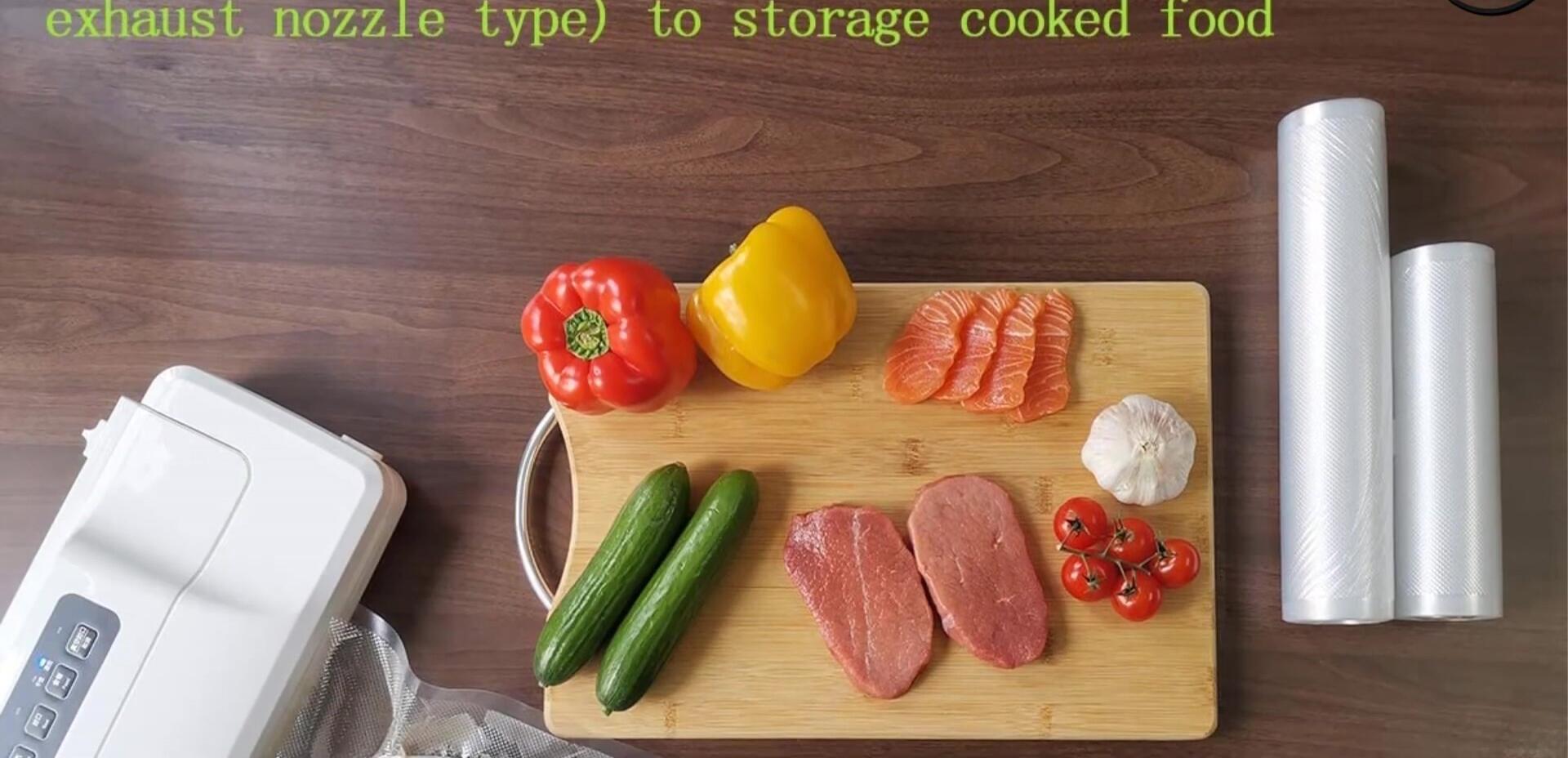 Example showcasing the high transparency of the bag