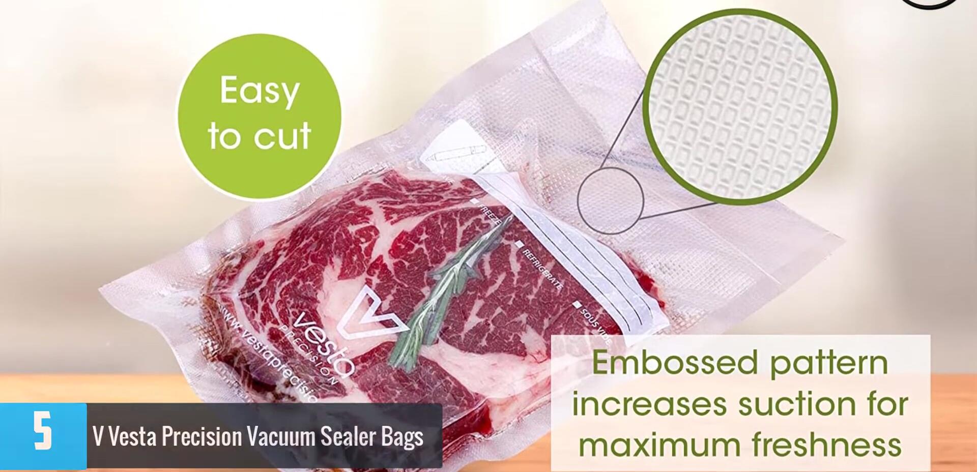 Example of pre-cut bag markings