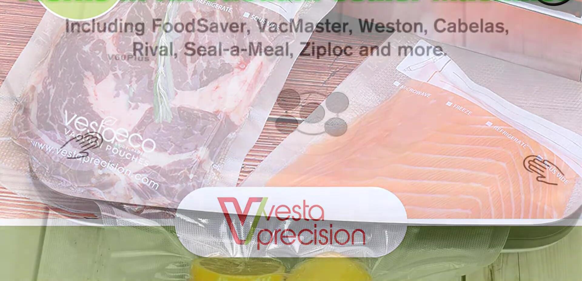 Tashi Living Vacuum Sealer Bags packaging