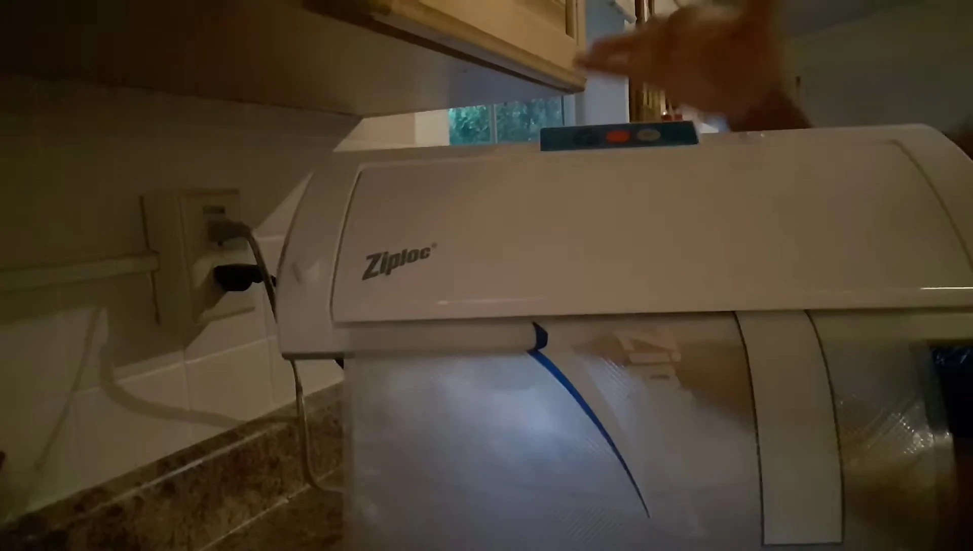 Pressing the seal button
