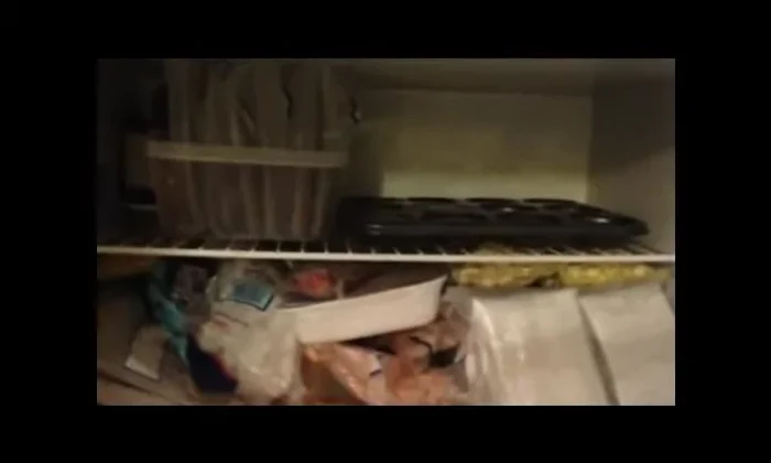 Once frozen, carefully remove the frozen liquid portions from the muffin pan. If they are stuck, briefly submerge the pan in lukewarm water to loosen them.