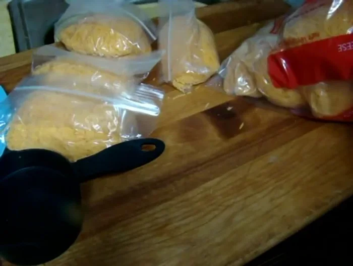 Optional: Use a vacuum sealer to remove the remaining air from the larger bag before freezing to further extend shelf life.