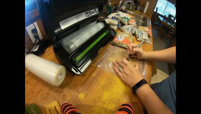 Write the date on the bag.