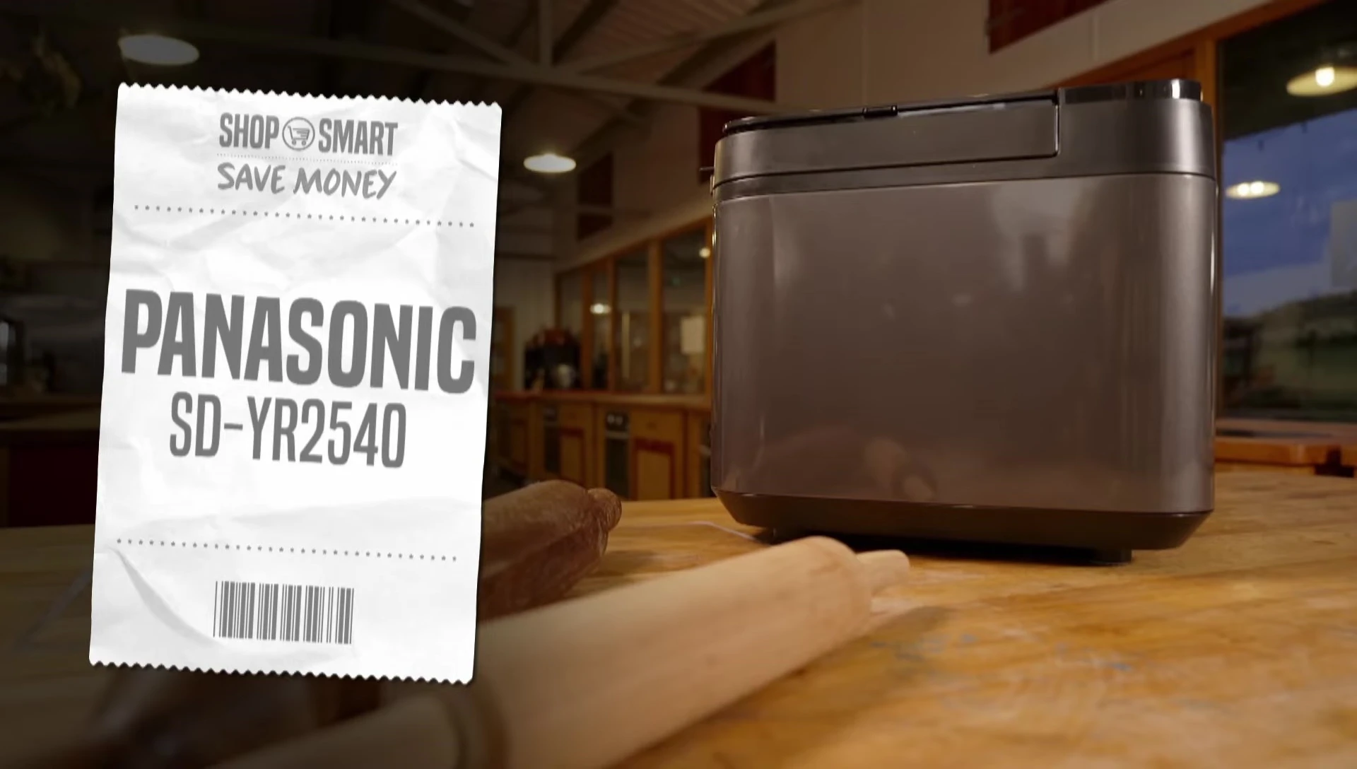 Panasonic bread maker showcased
