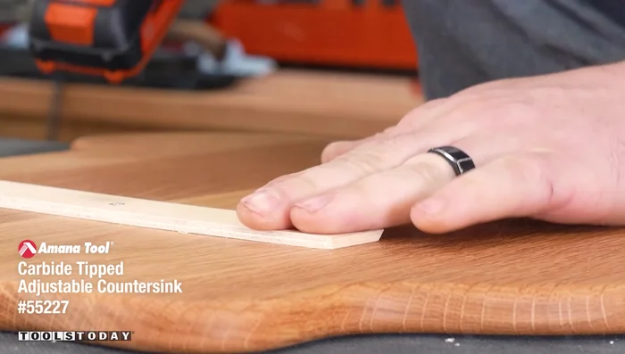 Use a countersink tool for precise depth installation.