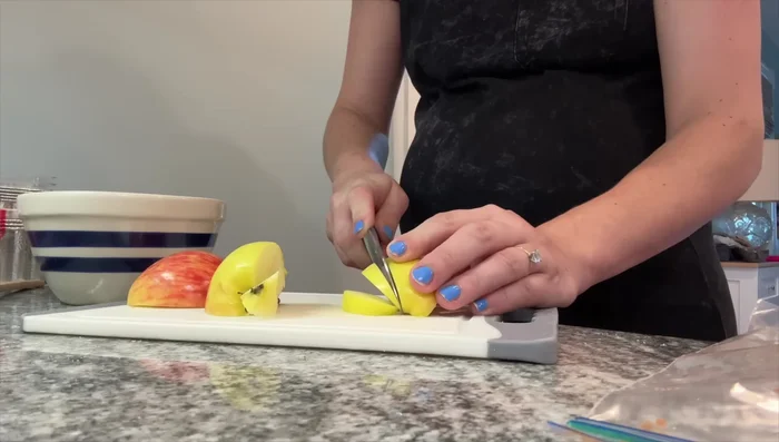 Prevent browning in apples and avocados: Soak apple slices in ice water with salt, and use lime juice on avocados to prevent browning.