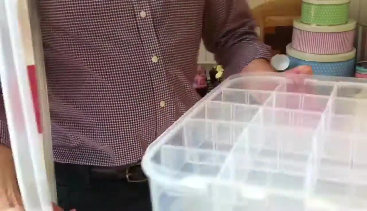 Interior shot showing the removable dividers