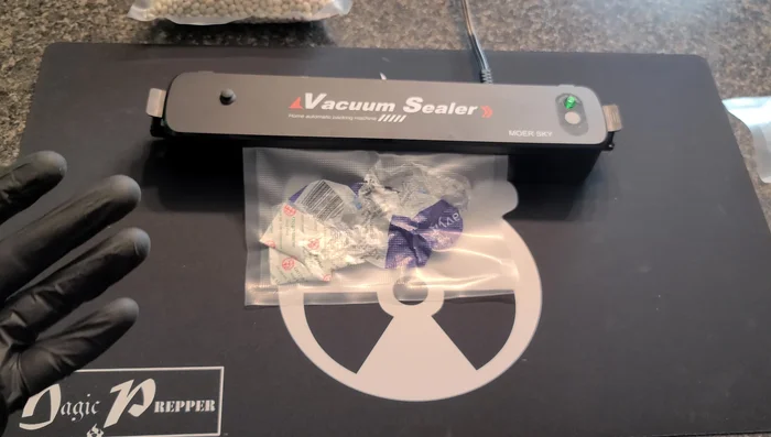 Store in buckets: Place the sealed bags into the 5-gallon opaque buckets for added protection against pests, light, and moisture.