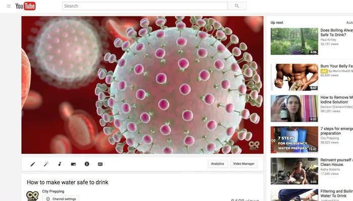 Always purify and filter your water before consumption, even if it's treated with chlorine. Use a filter like a Sawyer Mini or Berkey, along with purification methods (bleach, iodine).