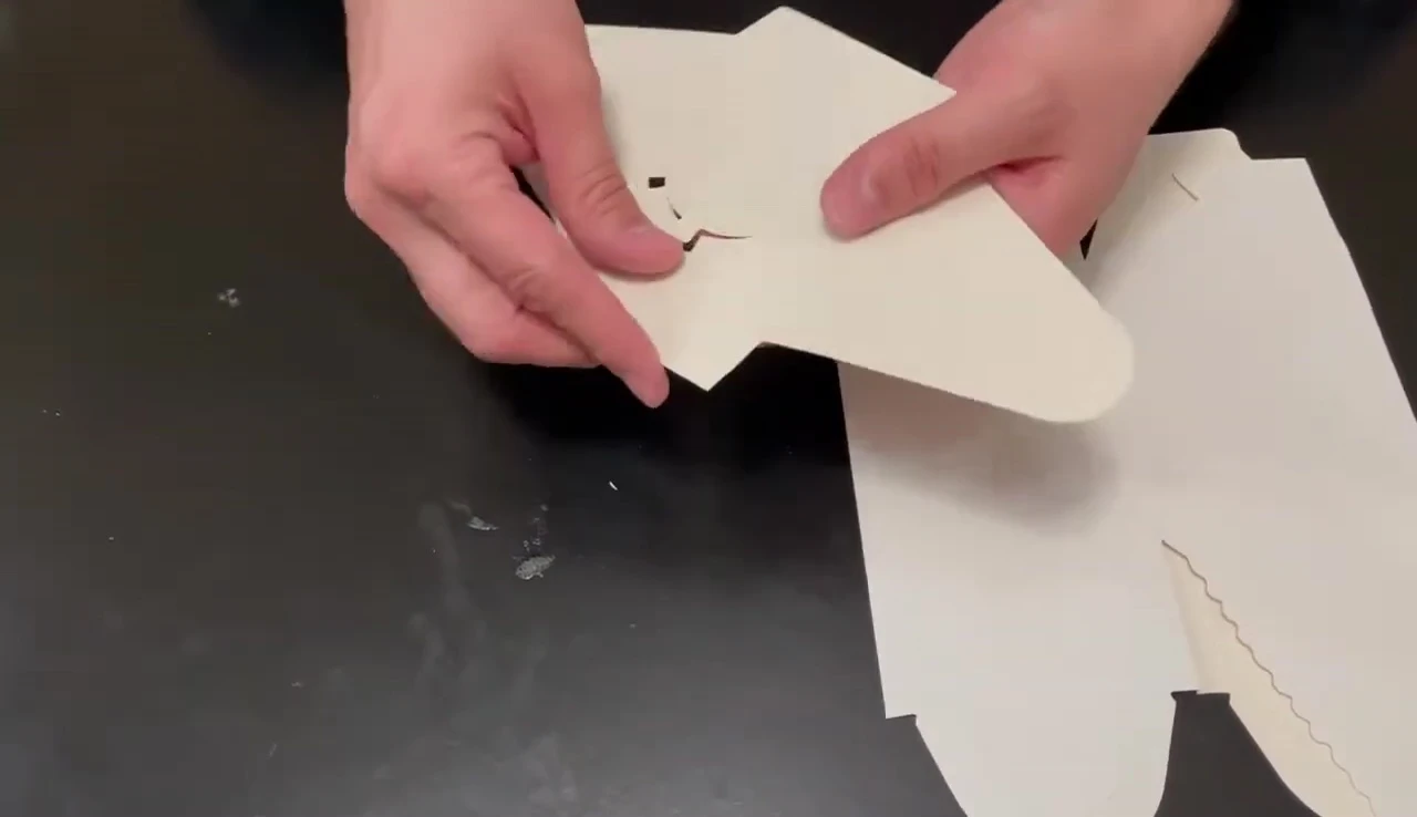 Folding the insert
