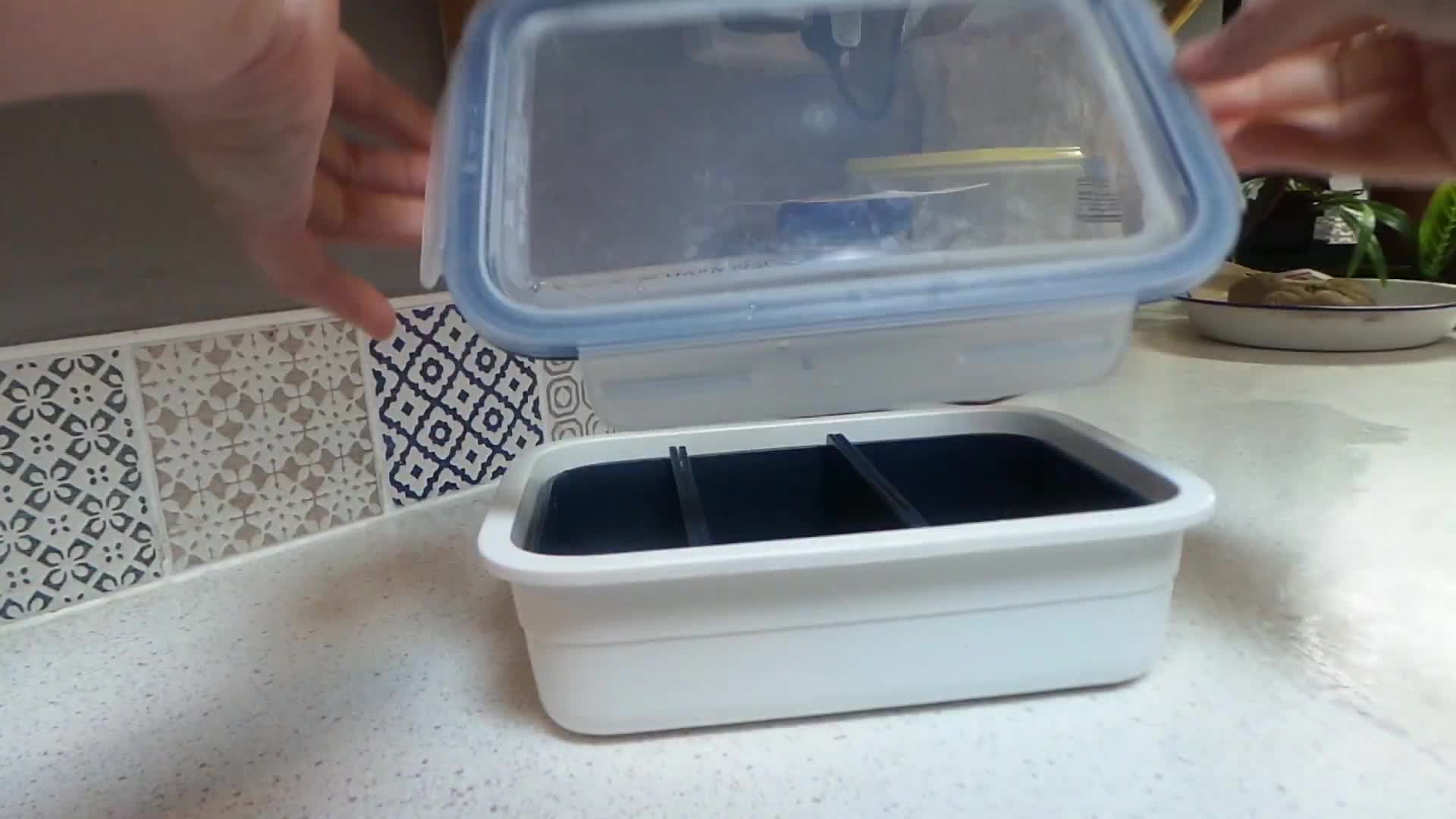 A variety of IKEA 365+ lunchboxes in different colors.