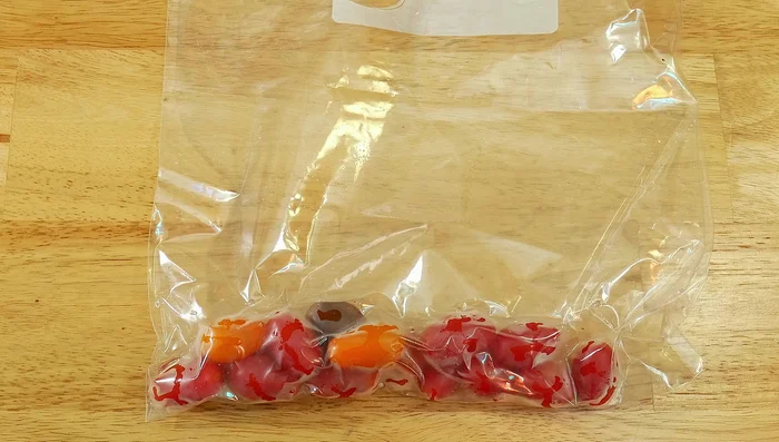 Completely seal the bag.