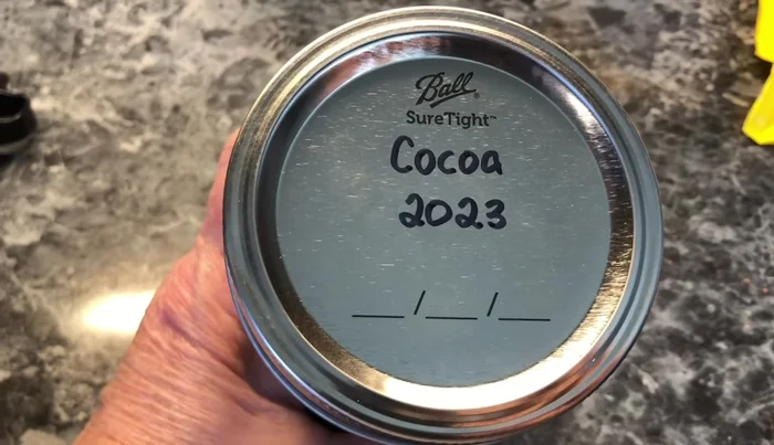 Label and store: Clearly label the jar with the contents and date to ensure proper organization and freshness.