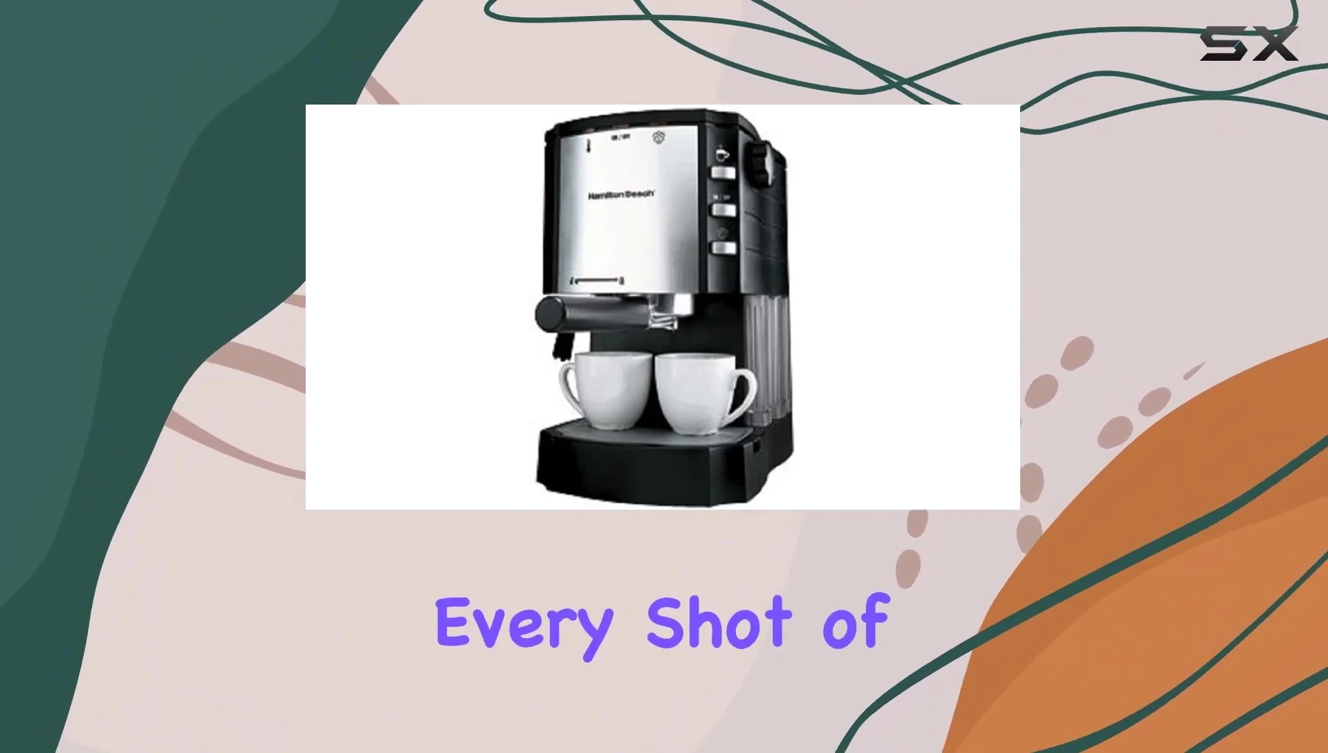 A shot of espresso being extracted from the machine, highlighting the crema