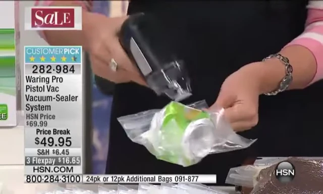 The compact and slim design of the vacuum sealer