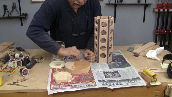 Apply three coats of finishing oil.