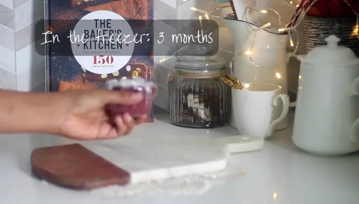 For freezer storage (unfrosted): Wrap individually, then place in a ziploc bag. Label and freeze for up to three months.