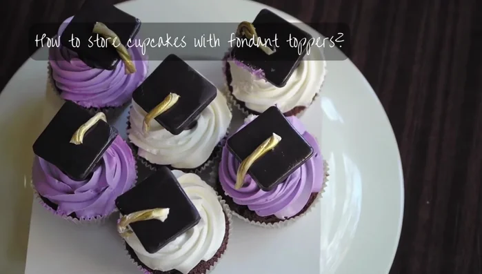 Cupcakes with fondant: Store at room temperature in an airtight container for up to three days (refrigerator is not recommended). Store fondant toppers separately.