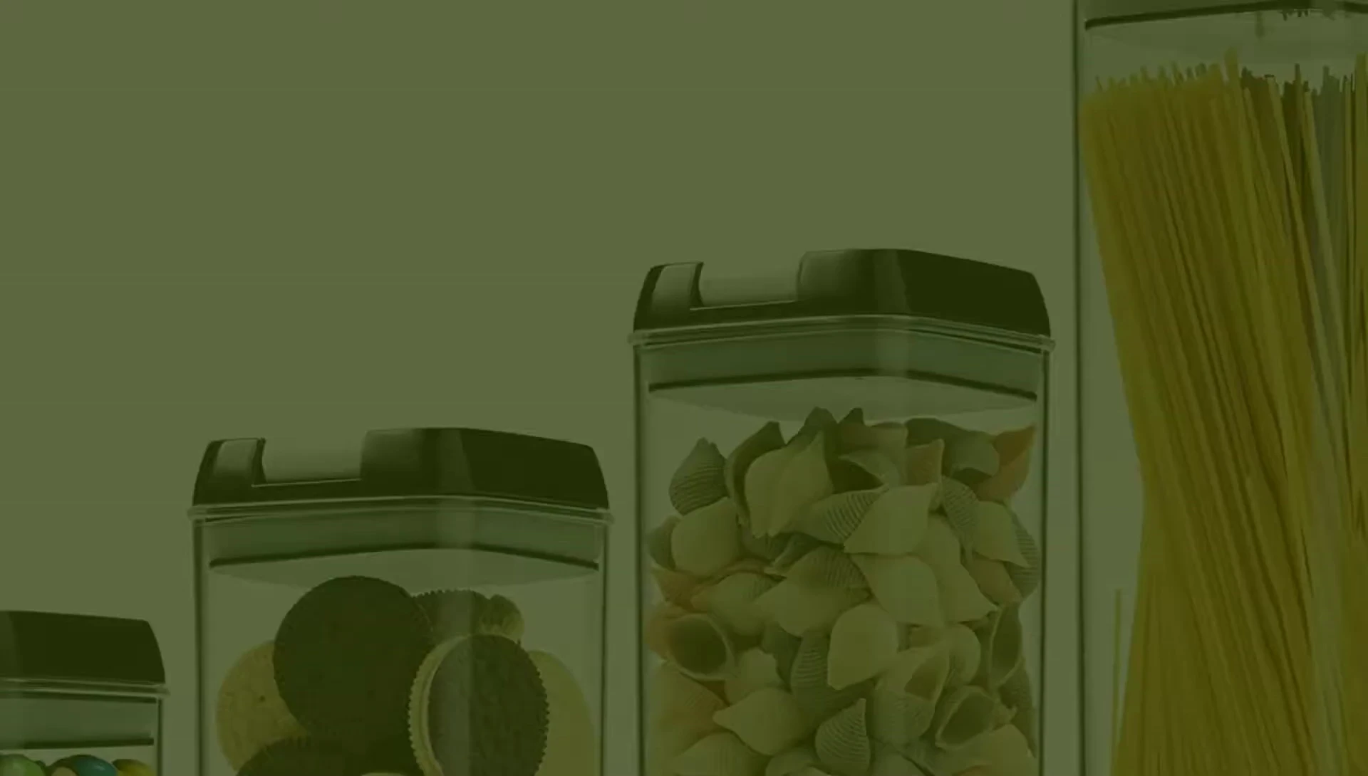 Close-up showcasing the airtight seal and stackable design of the Cessno containers.