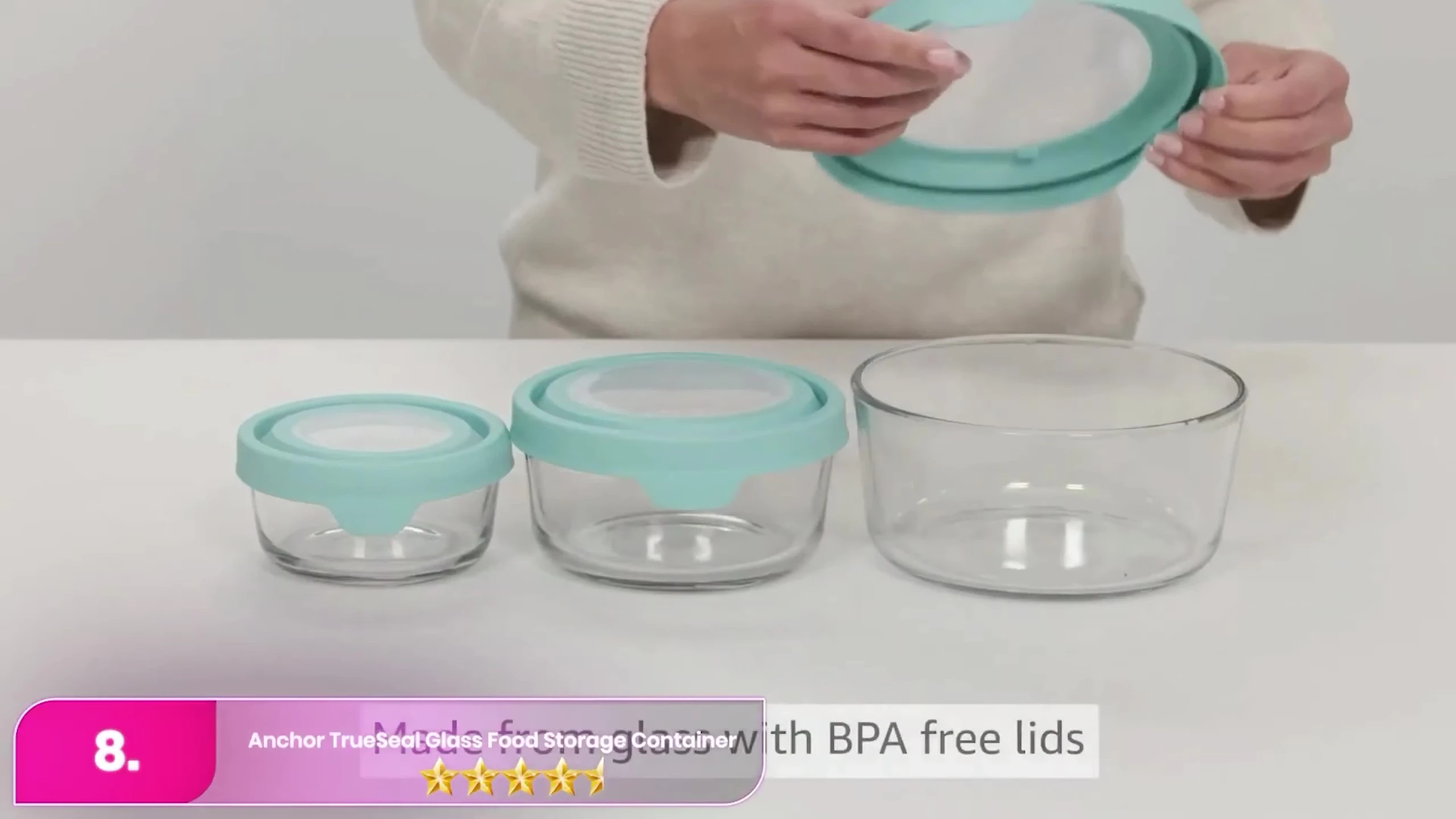 Anchor Hocking glass containers