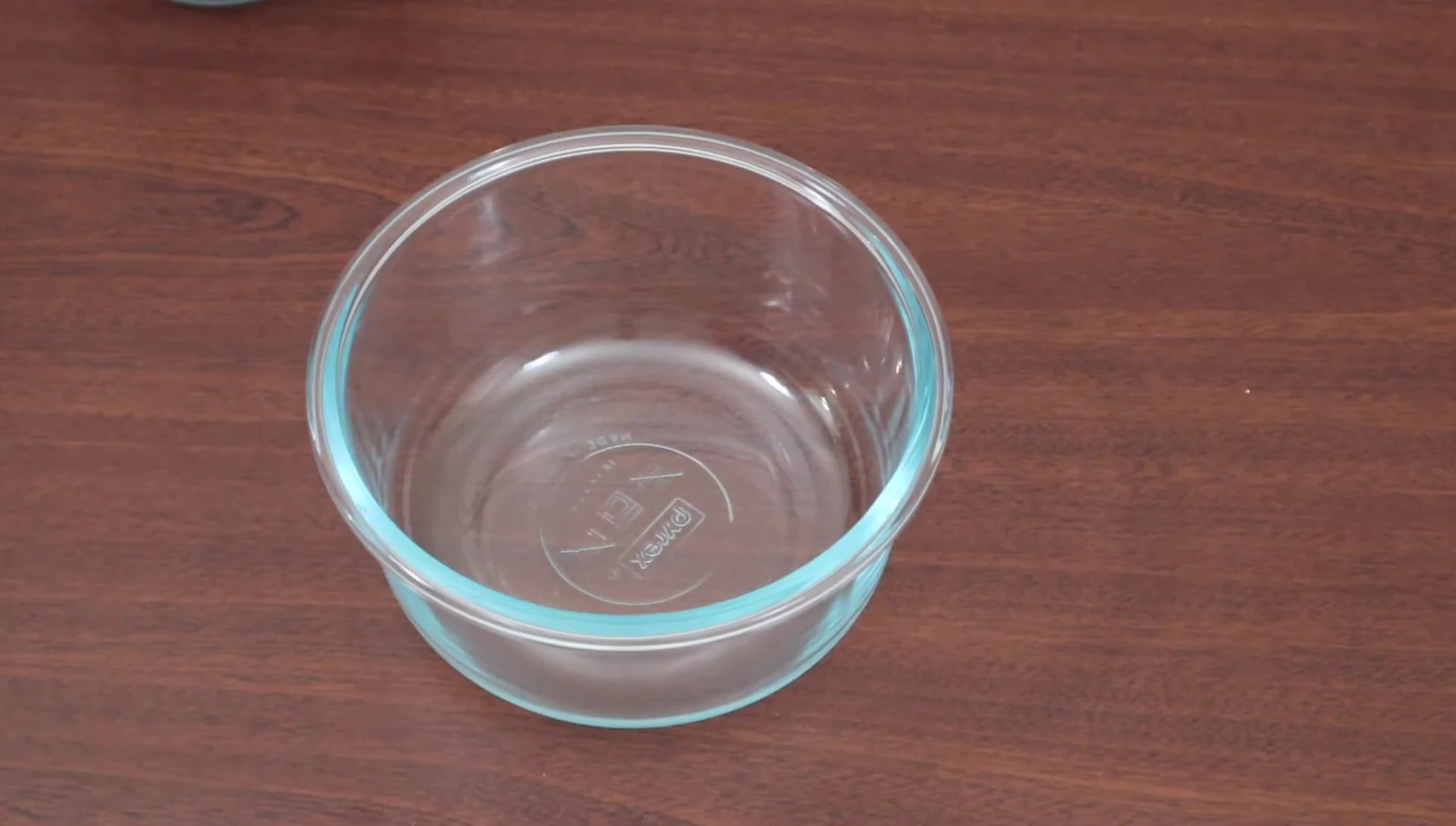 Showcase of several glass containers