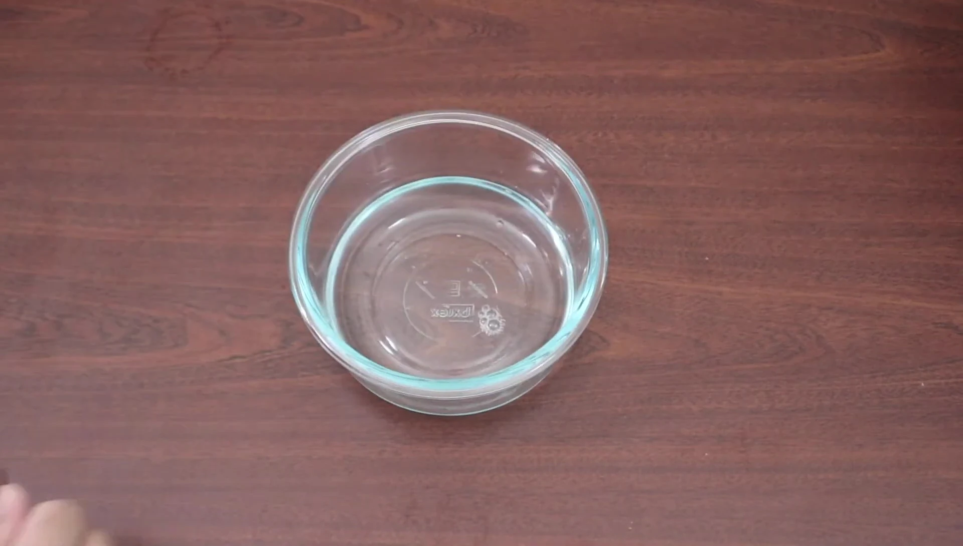Leak test in progress: Filling the container with water