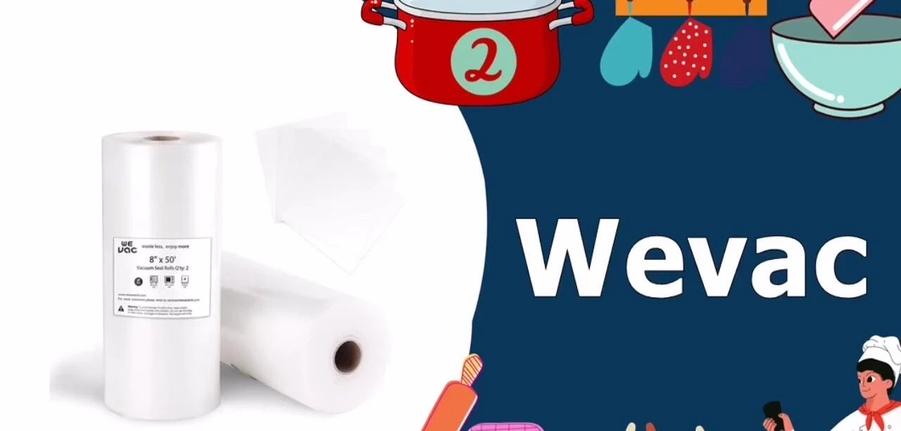 Webex Vacuum Sealer Bags packaging