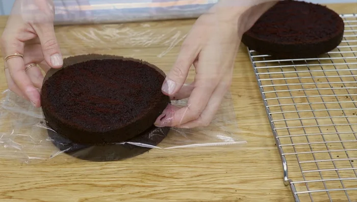 Freeze the wrapped layers. The night before use, move them to the refrigerator to thaw overnight.