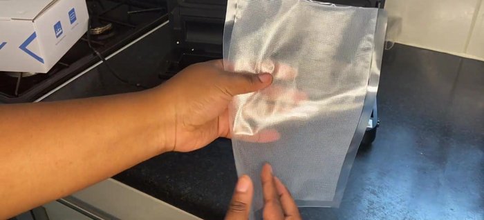 Prepare your food (dry or moist). Don't overfill the bags.