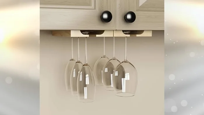 Use a roll-up drying rack to save counter space.