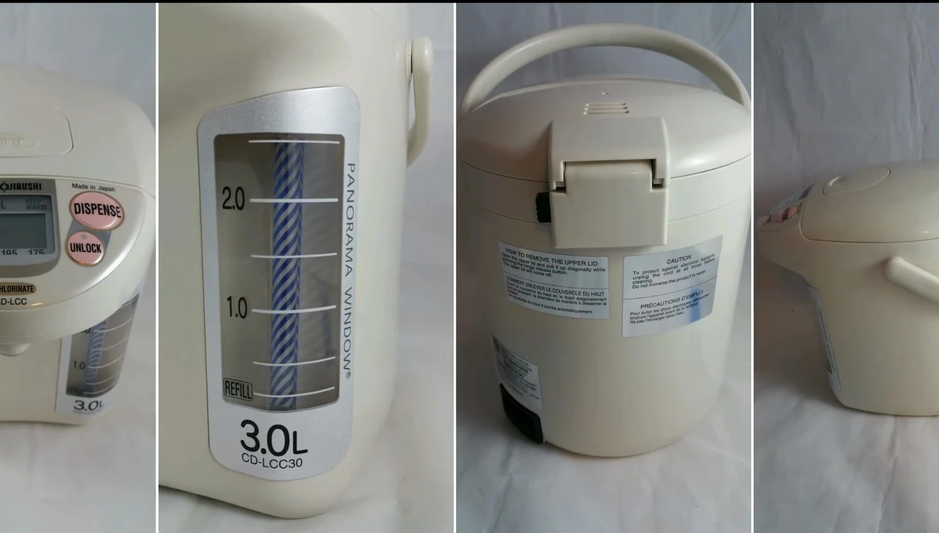 Overall shot of the Zojirushi CD-LCC30.