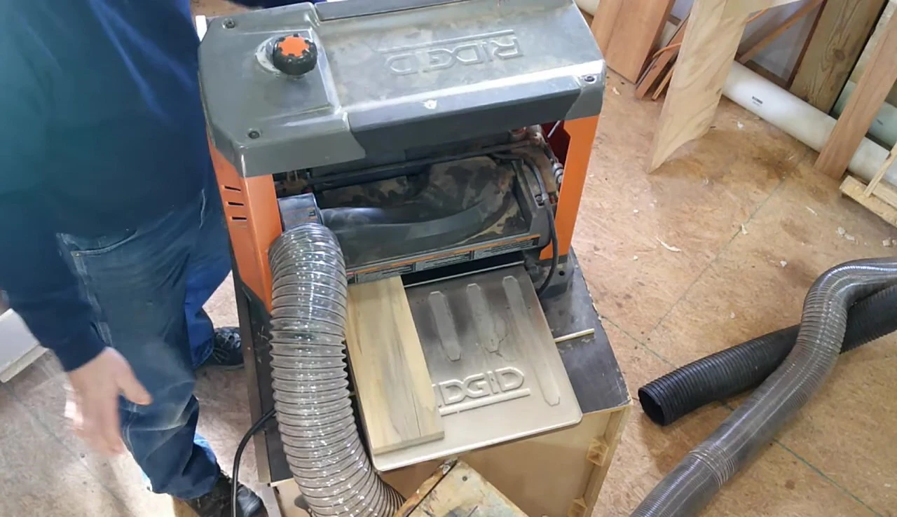 A shot showing the progress of building the K-Cup holder