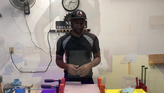 Remove the panels from the clamps once dry.