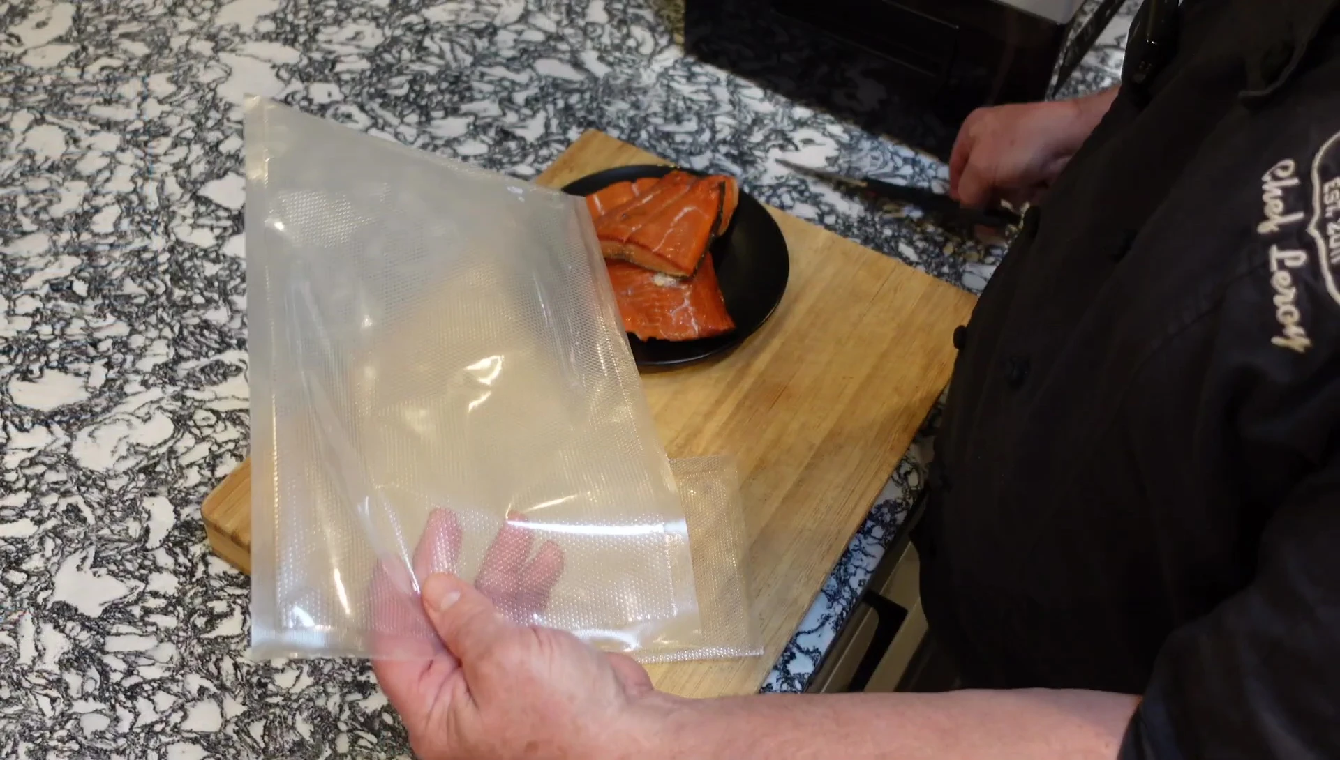 Cutting an Avid Armor bag in half