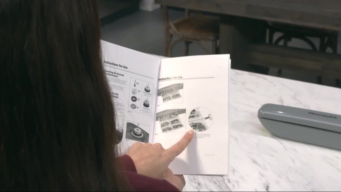 Place the sealer on a level, dry, heat-resistant surface and plug it into a dedicated outlet.