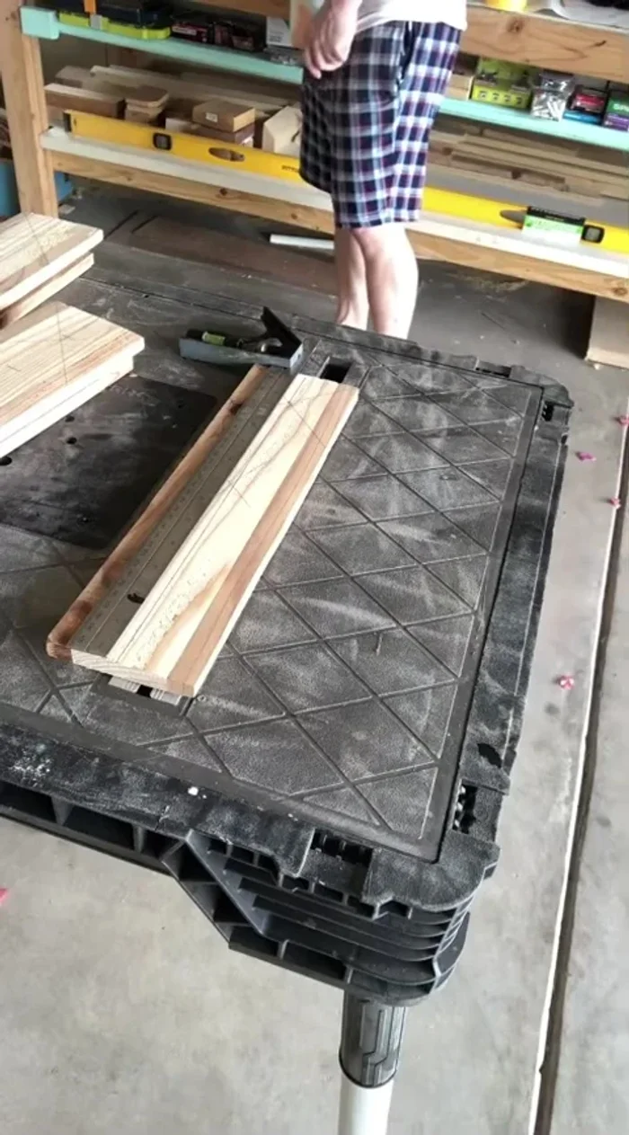 Measure and mark the locations for the K-cup holes (5 on each side).