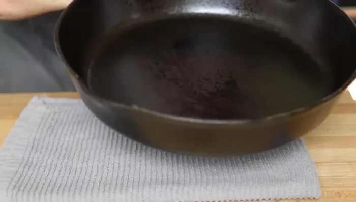 Repeat steps 5-7 two more times for optimal seasoning.