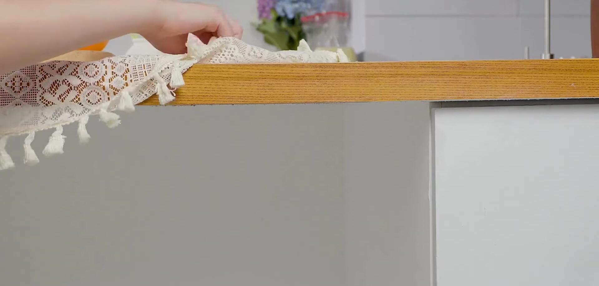 Close-up showing the installation method and dispenser design.