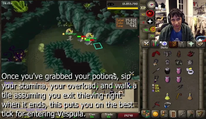 Burn a tick before entering Vegetables to prevent Grub loss.